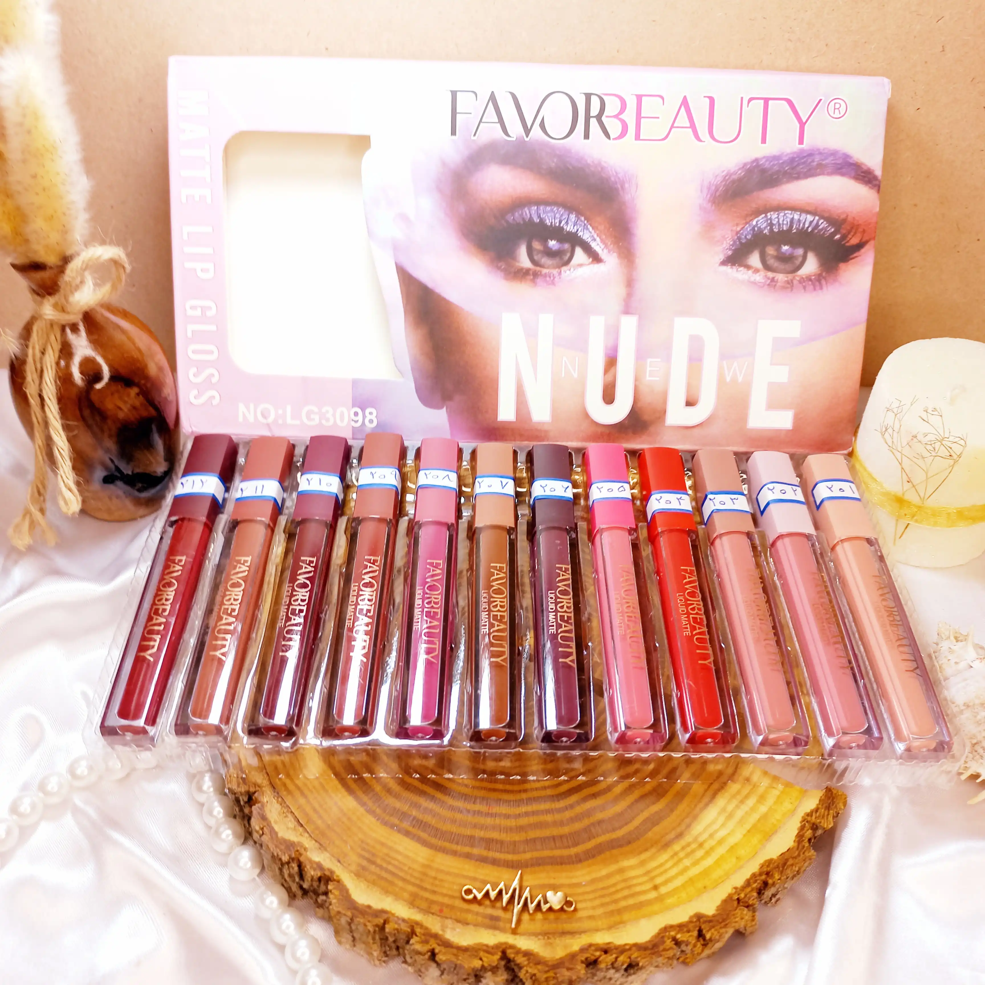 رژ مایع NUDE فاور بیوتی Favre Beauty