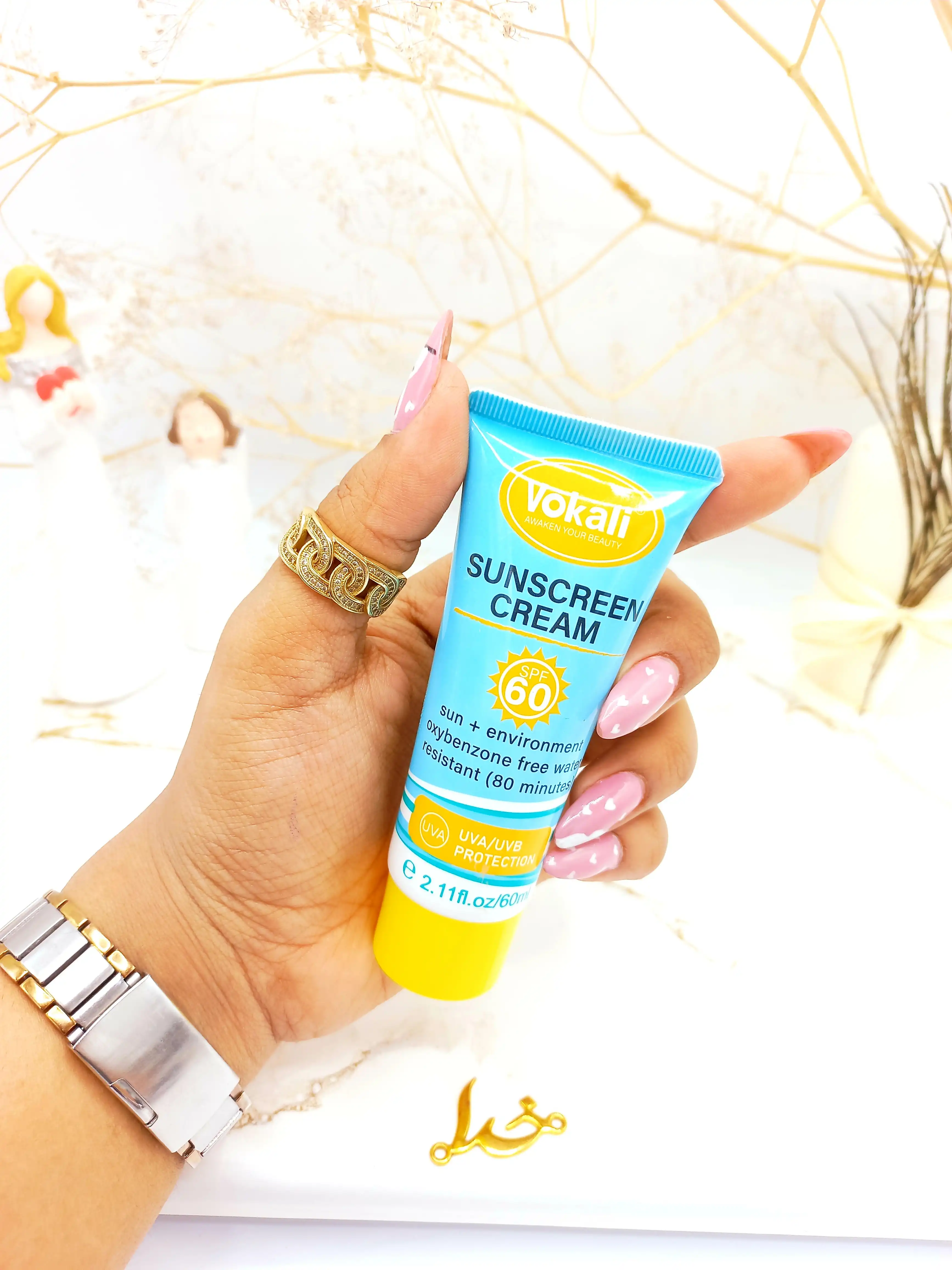 ضدآفتاب وکالی سان کدVokali Spf 60 کد cx7257