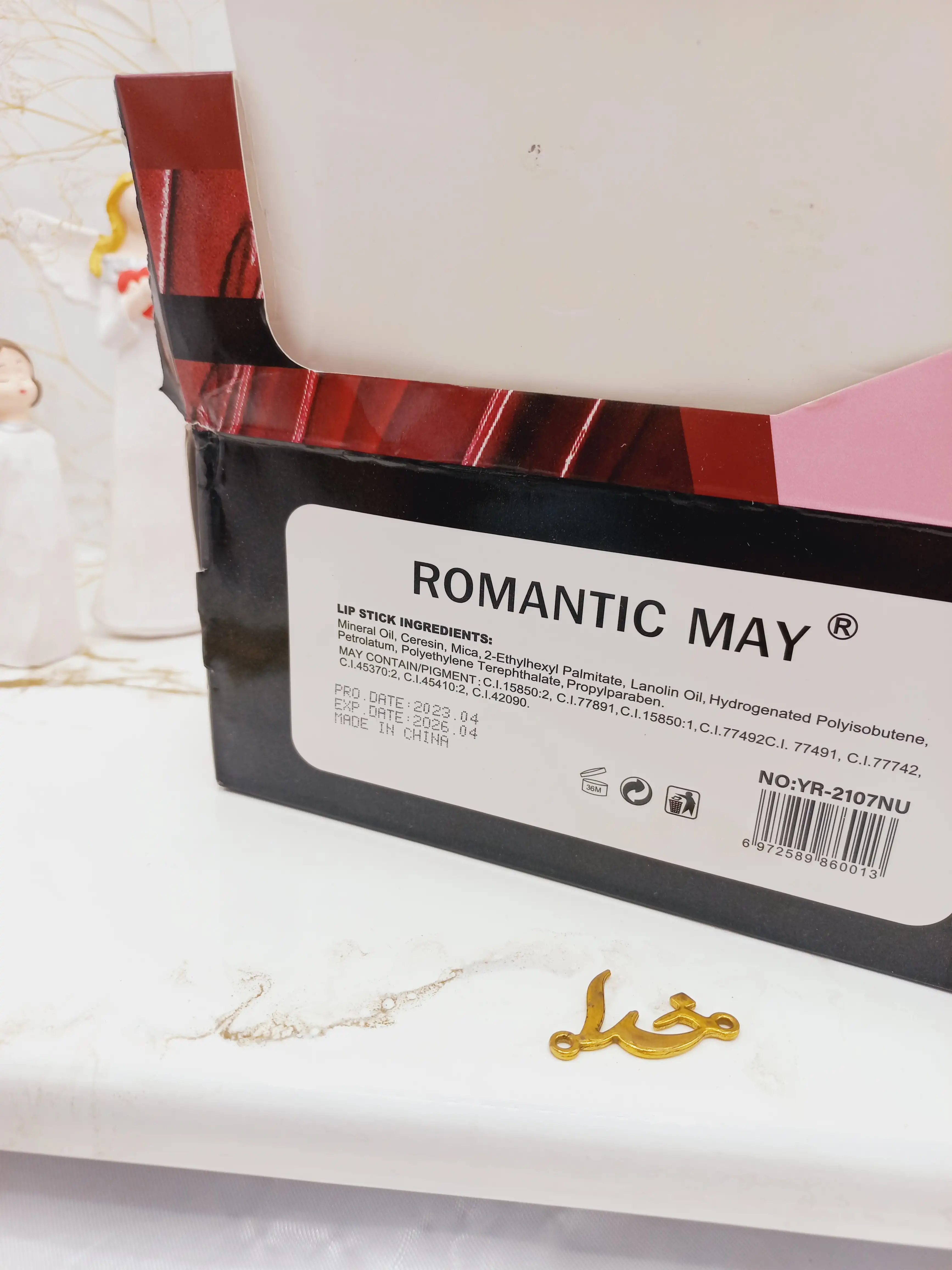 پک 6 تایی رژ جامد پرطرفدار مات رمانتیک می ROMANTIC MAY کد YR2107