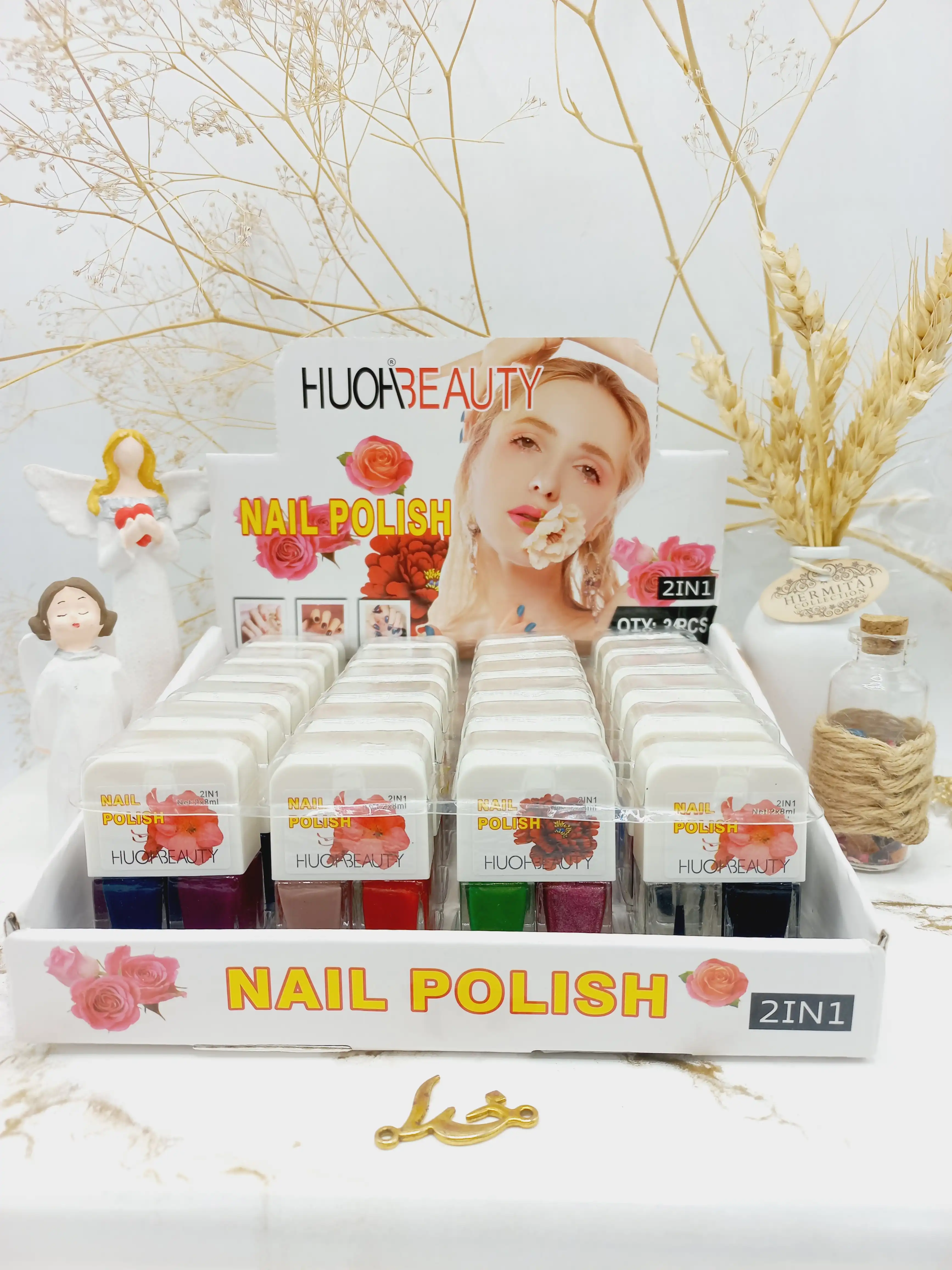 لاک ناخن پرطرفدار هدی بیوتی ‏HUOHBEAUTY‏ کد 3068