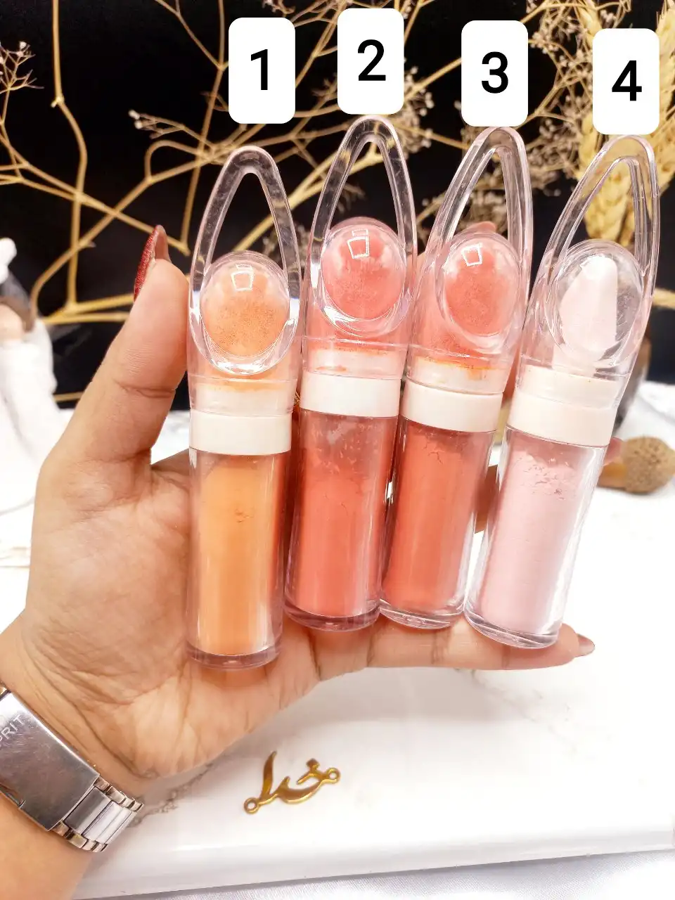 رژ گونه پودری برند رومانیک رین ROMANTIC RAIN کد R713