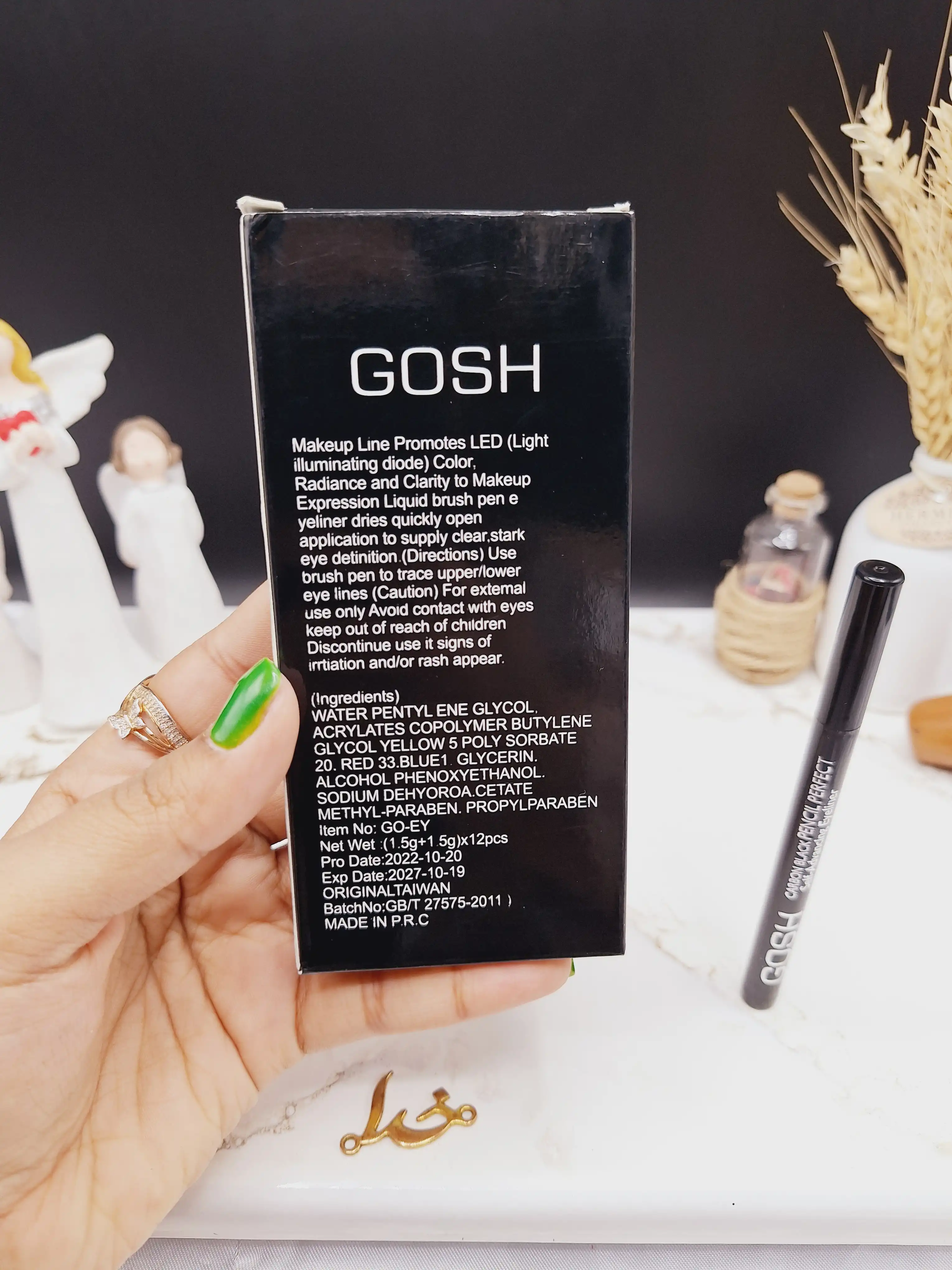 خط چشم مشکی ماژیکی کیفیت عالی گاش GOSH کد 27575
