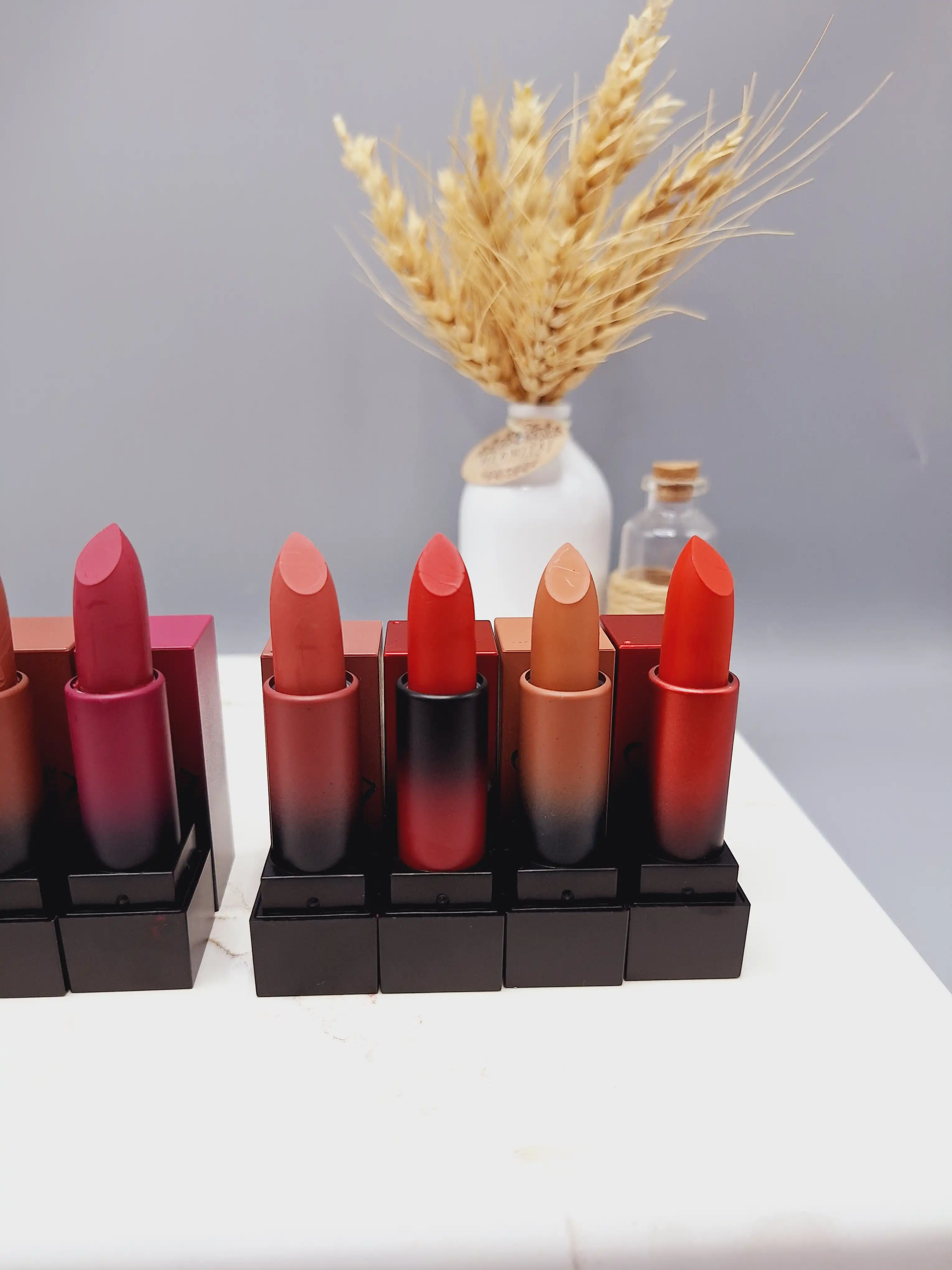 پک 12 تایی رژ لب جامد هدا بیوتی HUDA BEAUTY کد 859