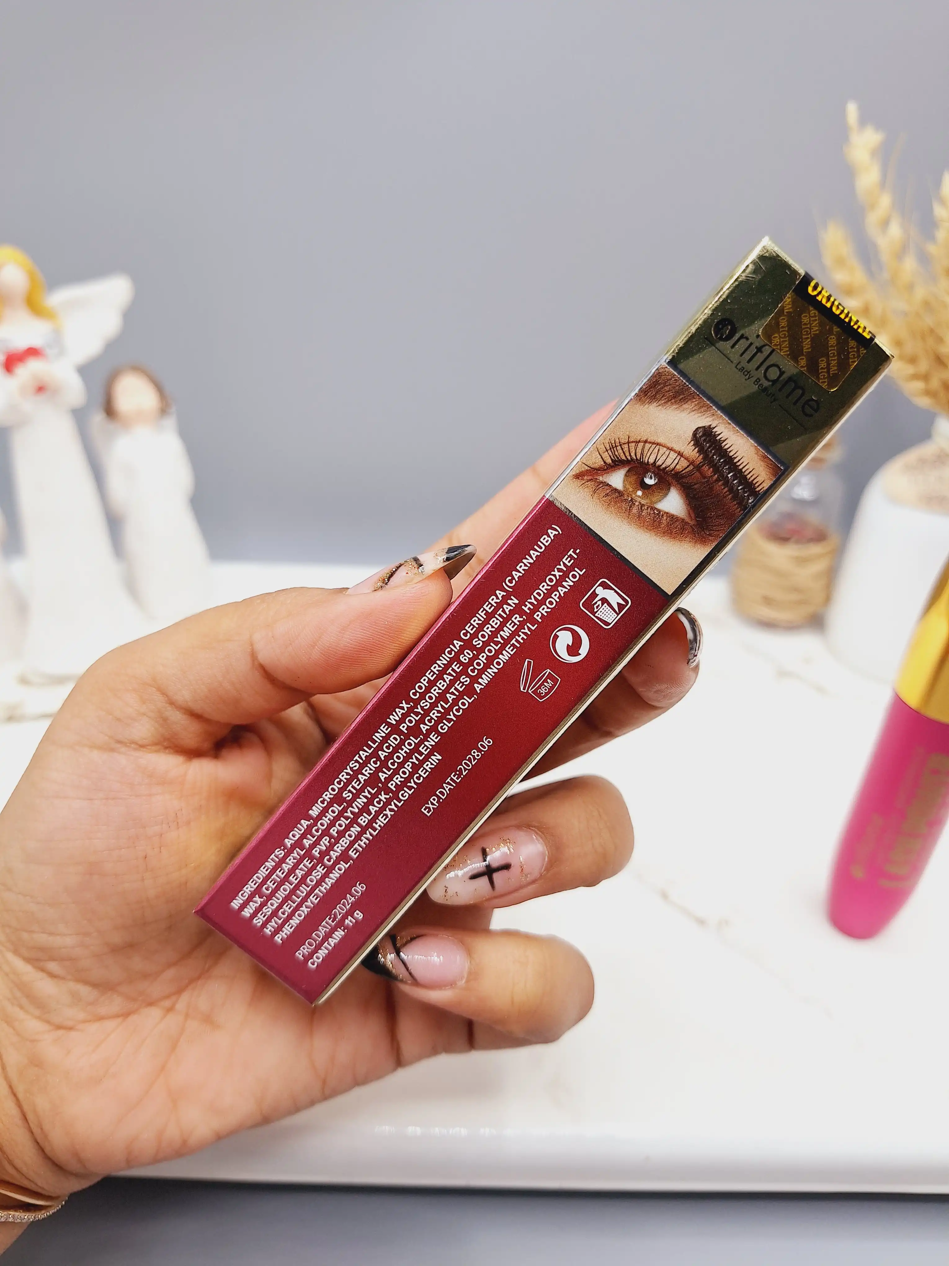 ریمل حجم دهنده و بلند کننده oriflame پوکه قرمز کد 1127