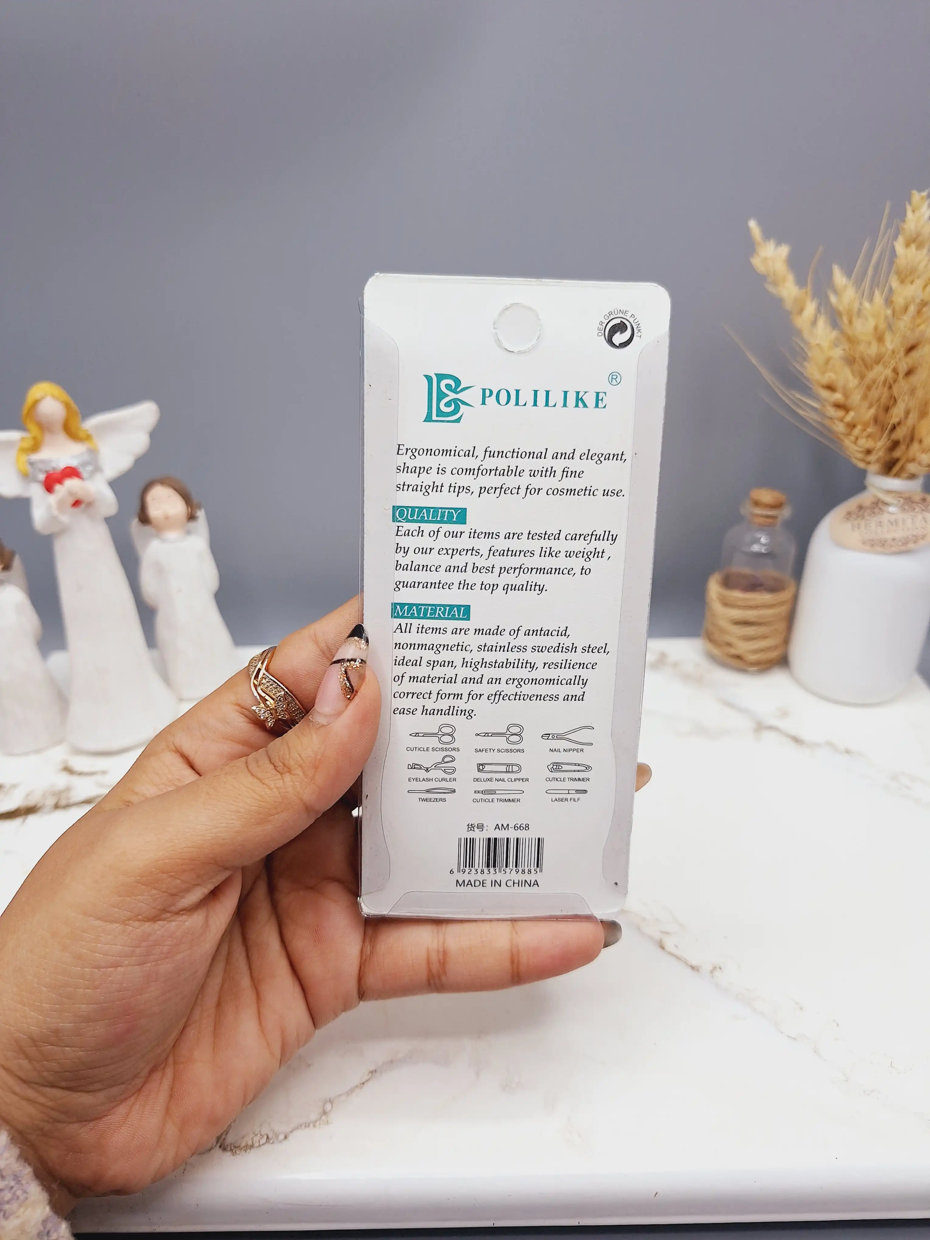 قیچی ابرو POLILIKE کد AM-668