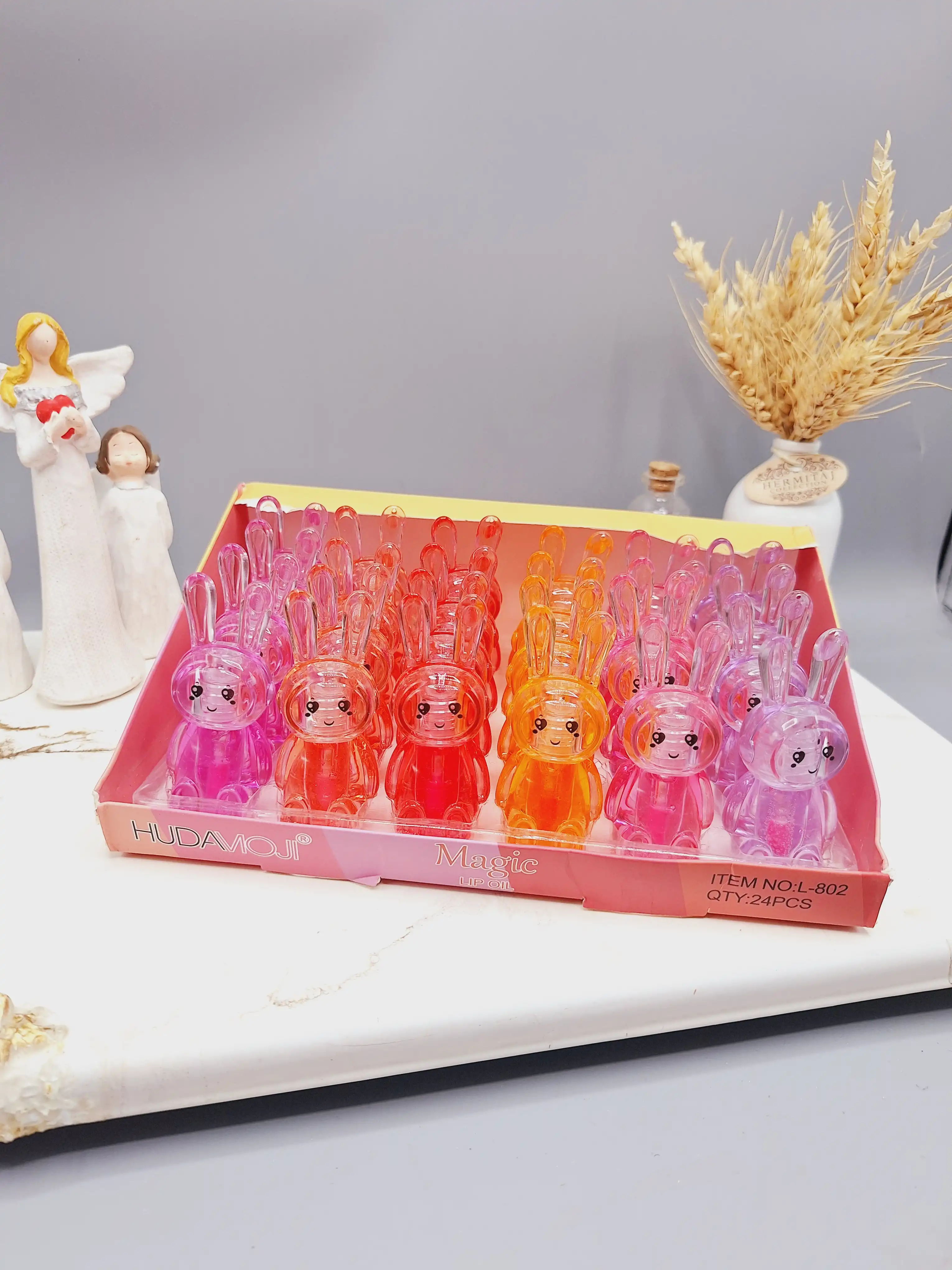 لیپ گلاس مدل خرگوش شیشه ای برند هدا موجی کد 802