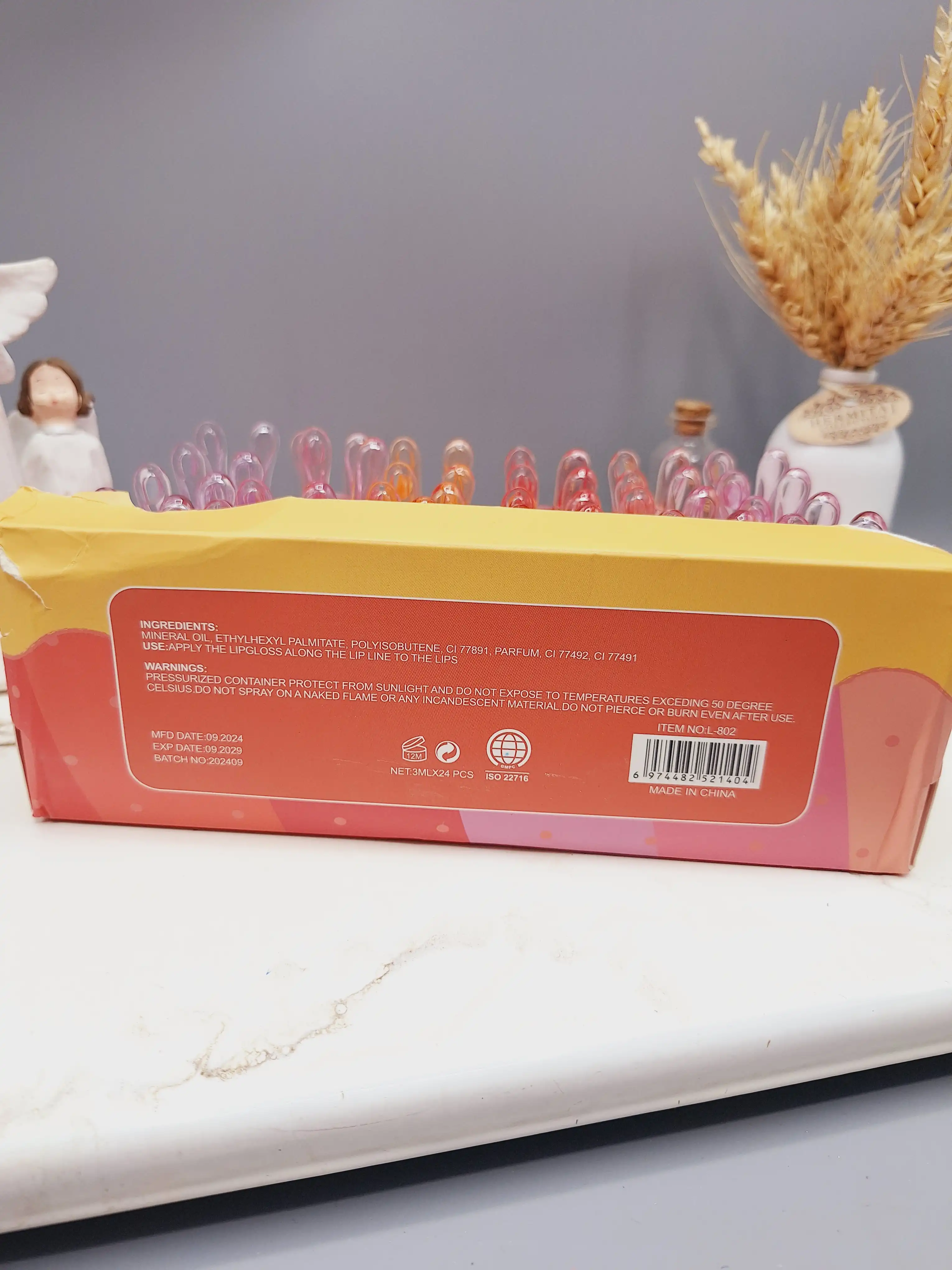 لیپ گلاس مدل خرگوش شیشه ای برند هدا موجی کد 802