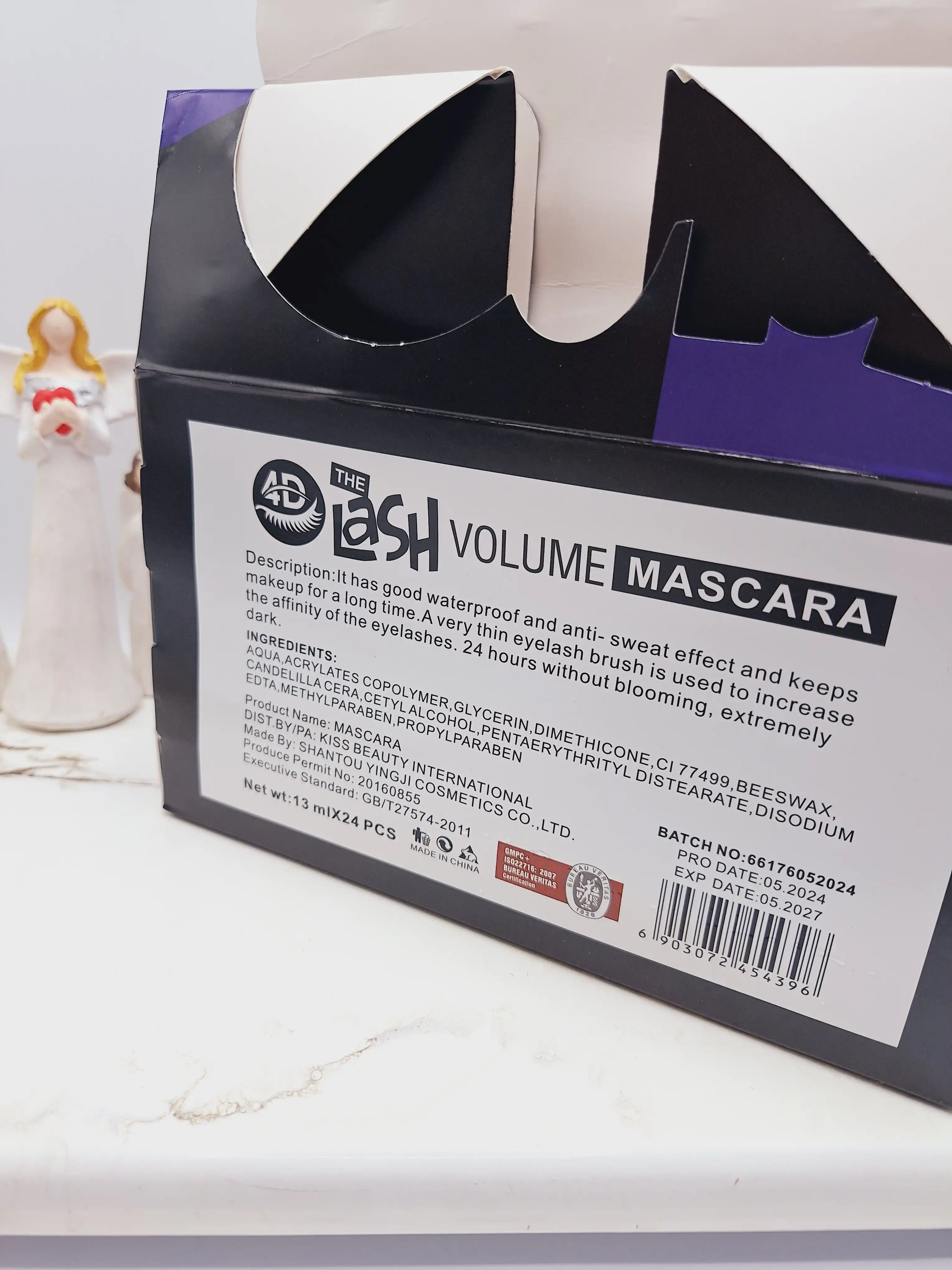 ریمل رنگ بنفش برند کیس بیوتی بلند کننده و ضد آب کد NO.66176-03D