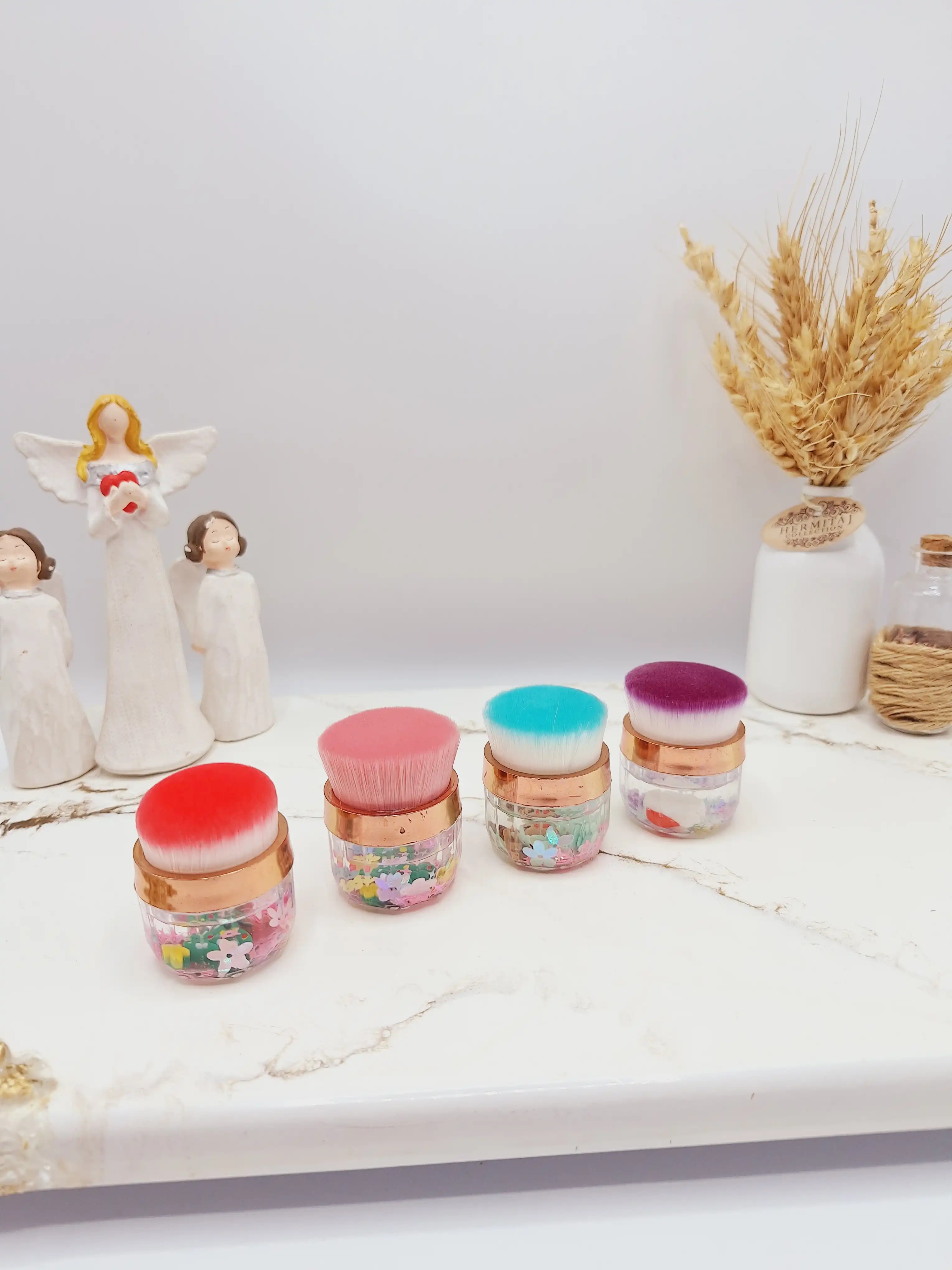 براش رژ گونه آکواریومی باکس دار( مدل گرد)