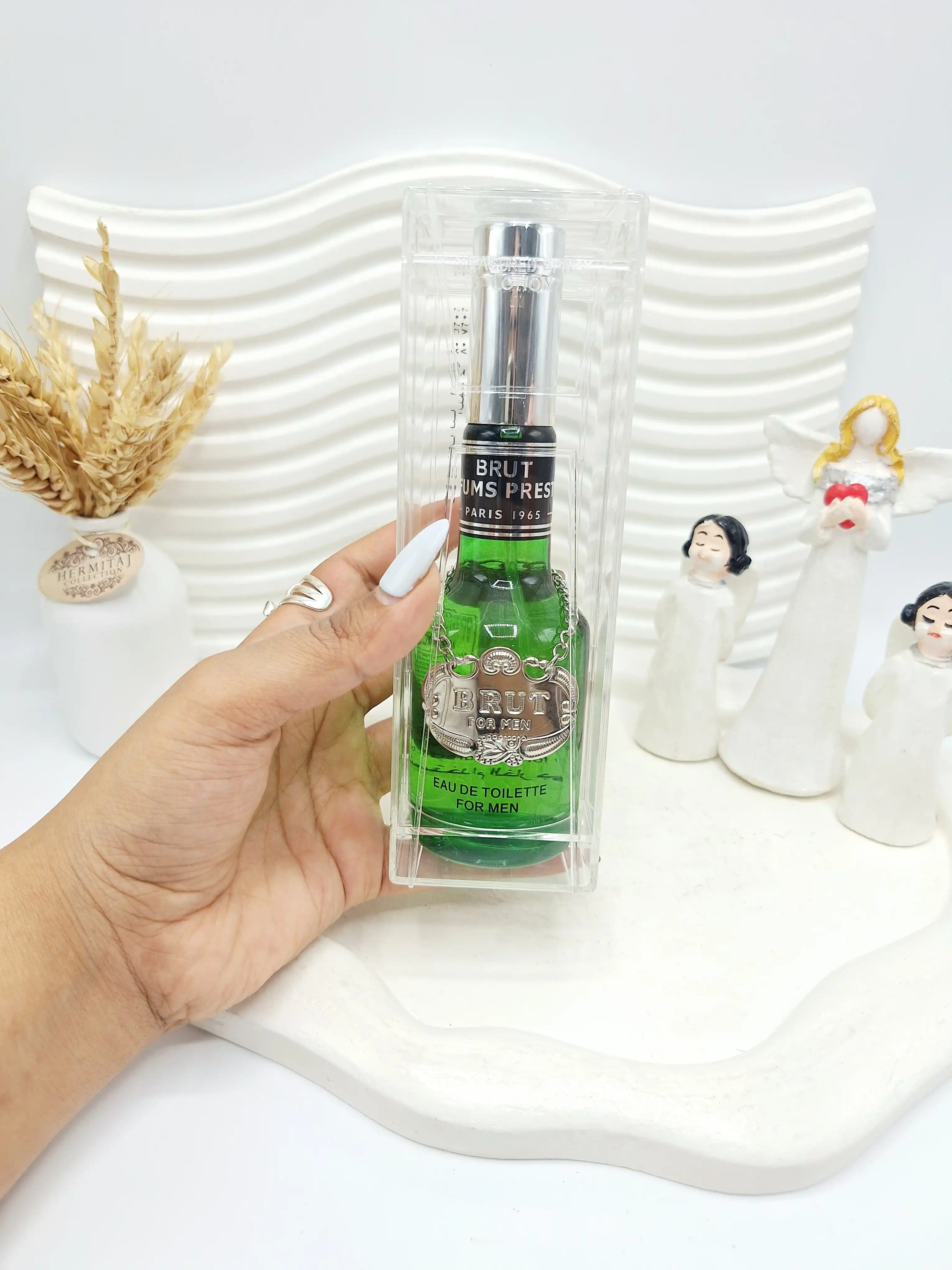 ادکلن طرح بطری رنگ سبز برند ERUT ساخت امارات کد 7664