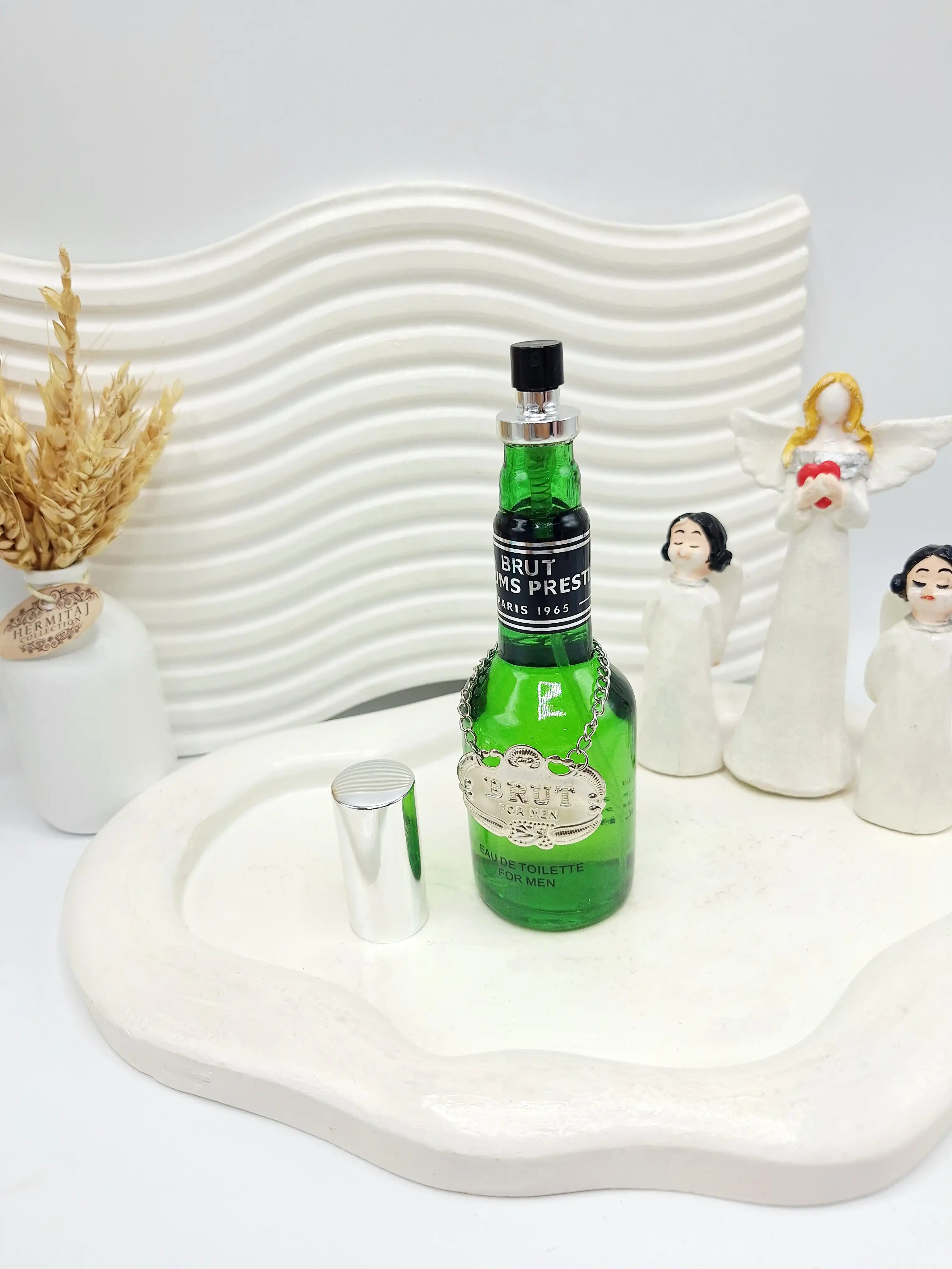 ادکلن طرح بطری رنگ سبز برند ERUT ساخت امارات کد 7664