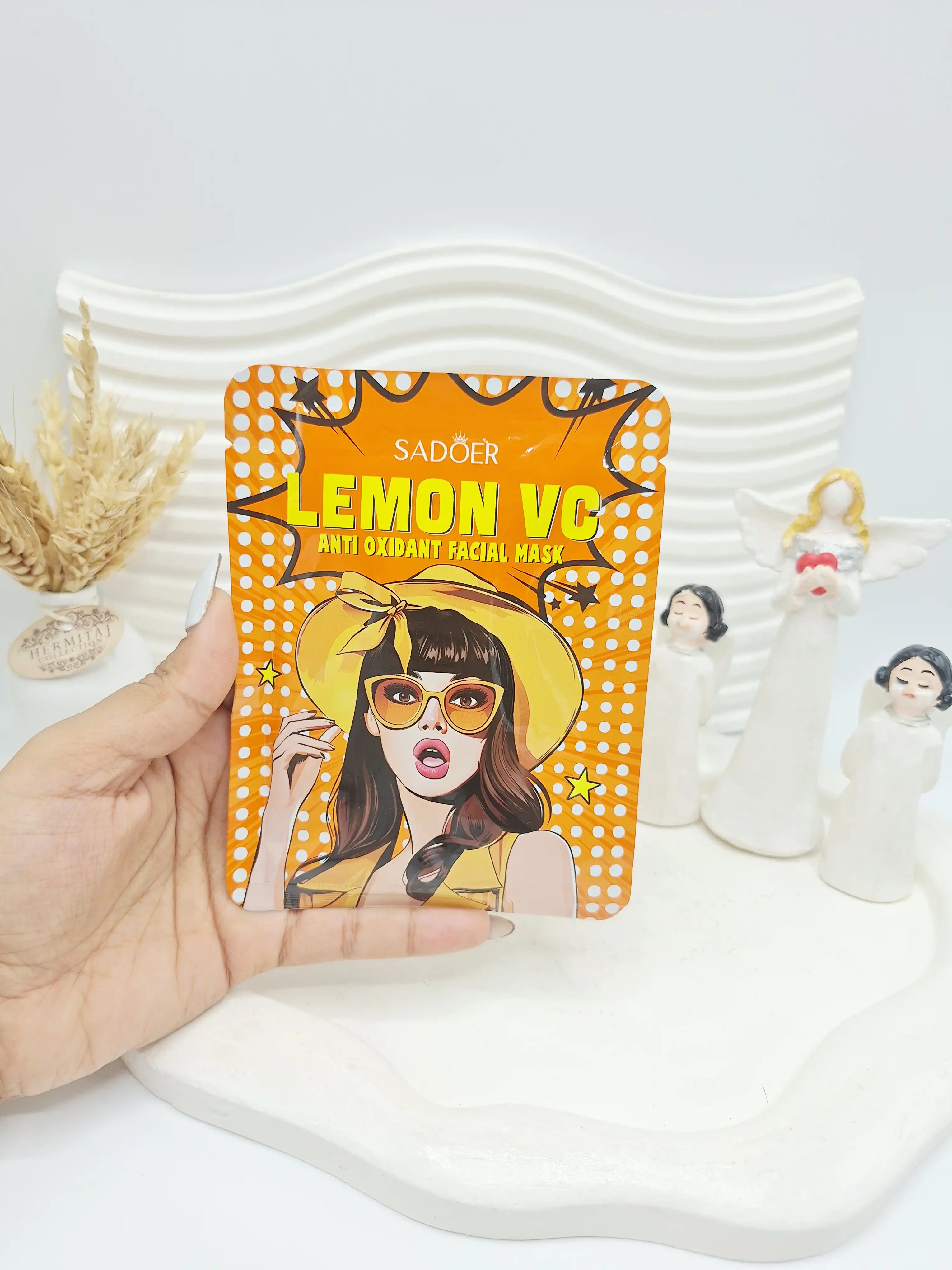ماسک ورقه ای دختر فشن نارنجی برند سادور کد 3320