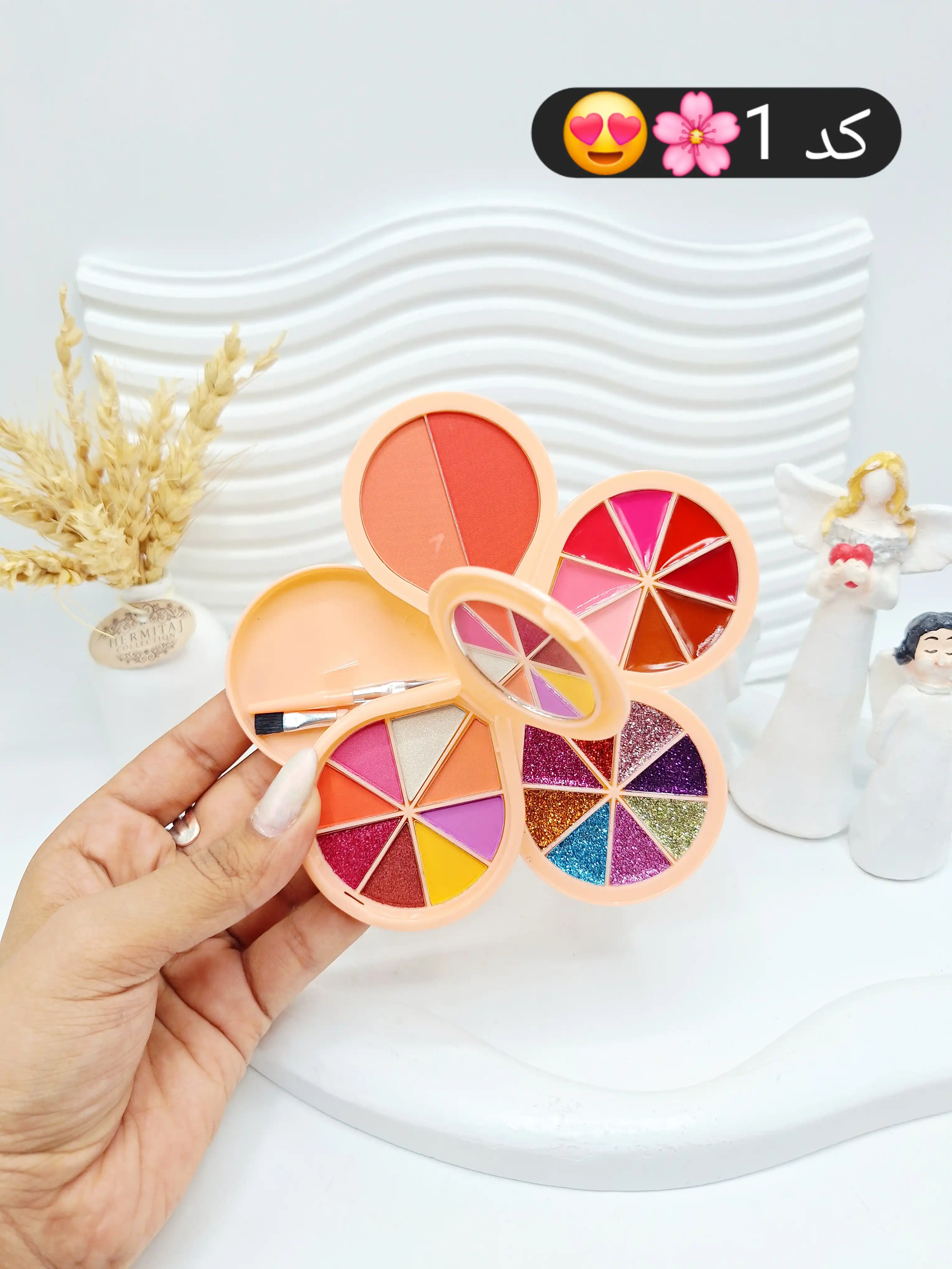 پالت سایه 5 تایی چرخشی خوش رنگ برند s.f.r color کد 6501