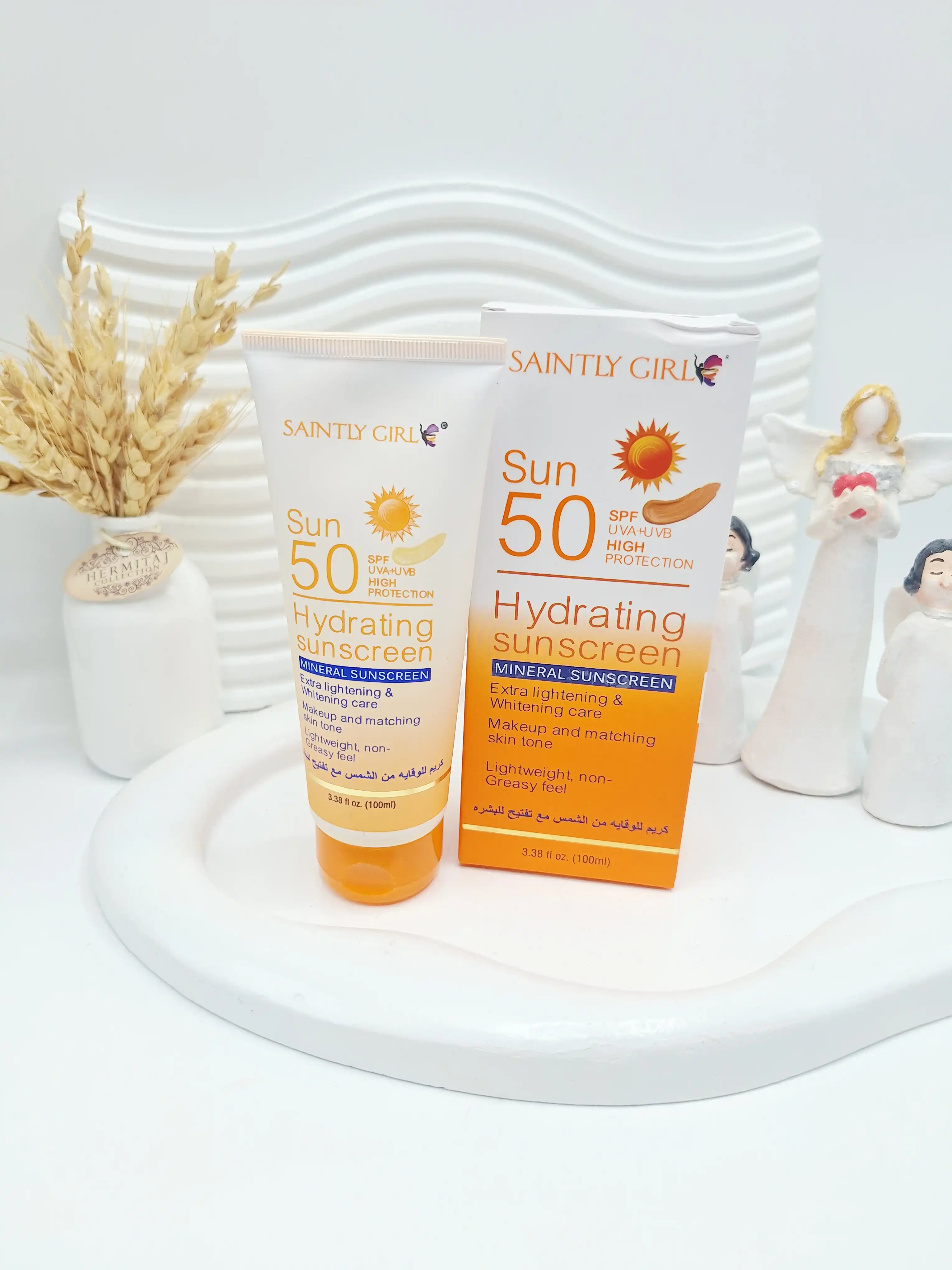 کرم ضد آفتاب بی رنگ SPF 50 برند کد 0769