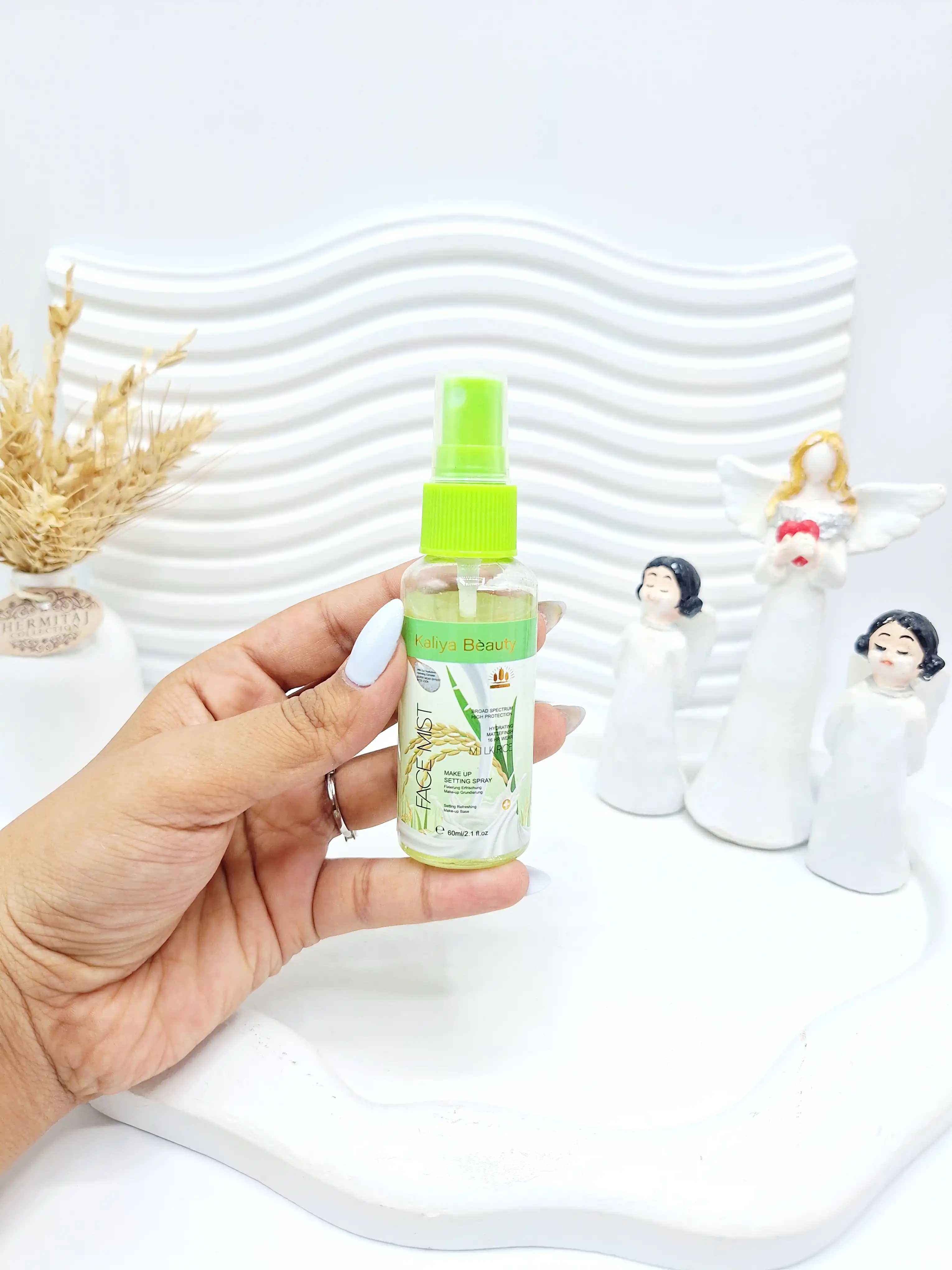 اسپری تثبیت آرایش کالیا بیوتی Kaliya Beauty مدل Face Mist طرح برنج کد 887