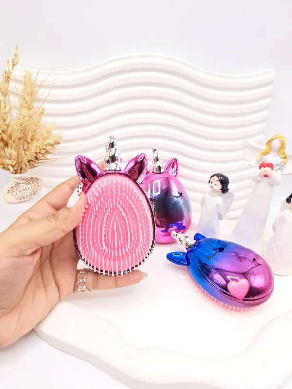برس مو گره باز کن طرح یونیکورن جذاب